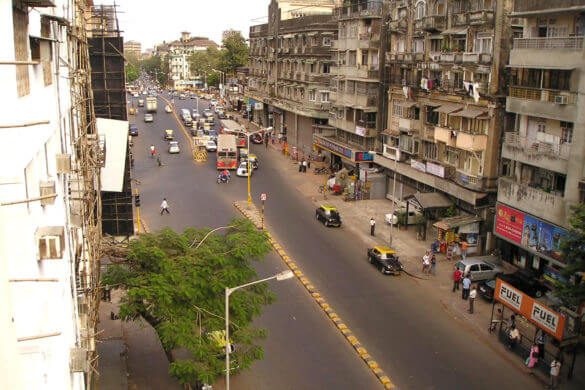 photo des rues de bombay